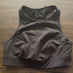 Whoop Black Sports Bra